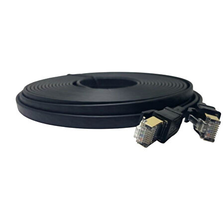 IRONSTAR 8Metre Cat8 Ethernet Flat Kablo - 40Gbps Hız Destekli