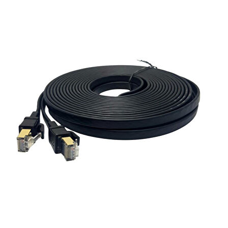 IRONSTAR 8Metre Cat8 Ethernet Flat Kablo - 40Gbps Hız Destekli