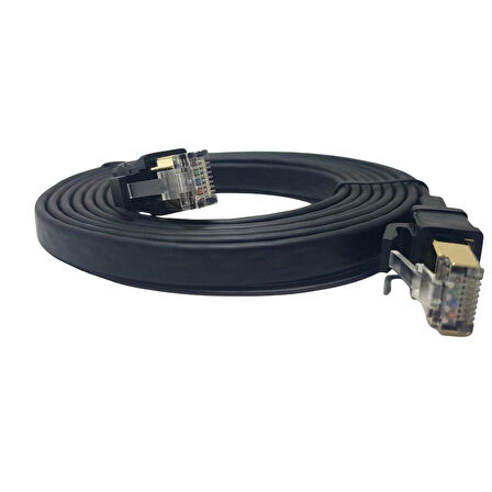 IRONSTAR 10Metre Cat8 Ethernet Flat Kablo RJ45 - 40Gbps Hız Destekli