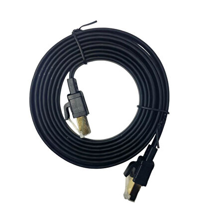 IRONSTAR 10Metre Cat8 Ethernet Flat Kablo RJ45 - 40Gbps Hız Destekli