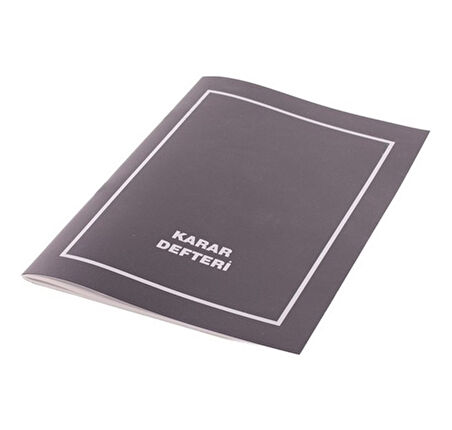 Gülpaş Karar Defteri 40 Yaprak 21X30 Plastik Kapak - 2 adet
