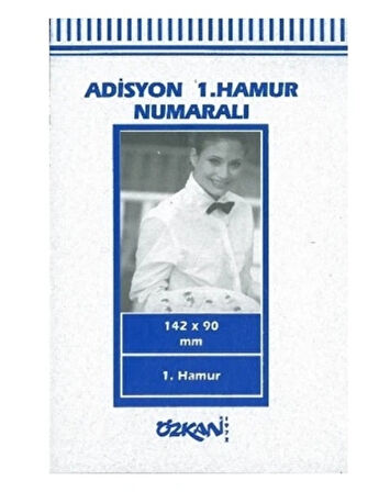 Özkan Adisyon Numaralı 14,2X9Cm - 3 adet