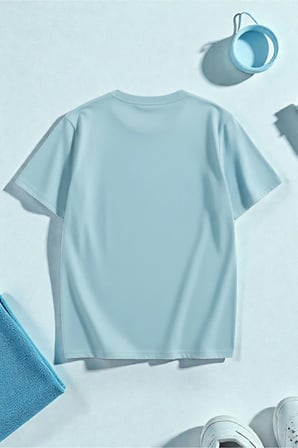 Unisex Saturn Baskılı T-shirt