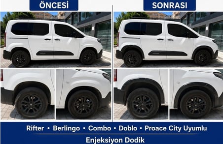 AUTOGP  Toyota proace city dodik çamurluk kaplama çıtası bantı 2019+