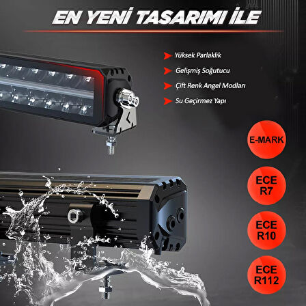 Superior Mystique 105 cm 520W Amber-Beyaz Angel Off Road Led Bar