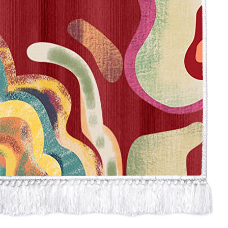 Dekoreko İnci Halı Dijital Saçaklı 1919 Desen 1