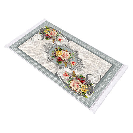 Dekoreko İnci Halı Dijital Saçaklı 9169 Desen 2