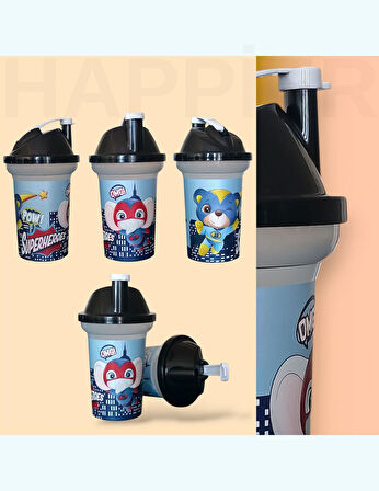 Çocuk Sevimli Bardak 300 ml- 2 adet- BPA içermez 