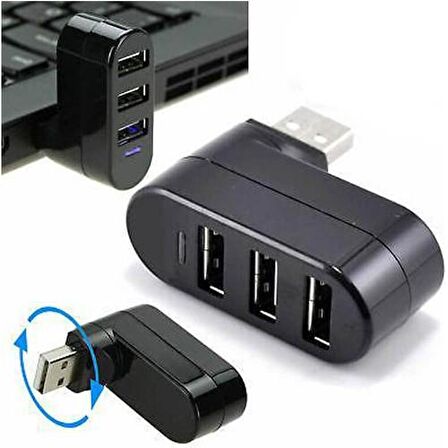 3 port hub usb 2.0 ÇOĞALTICI ÇOKLAYICI 180 DİRSEKDİŞİ ÇOKLAMA SWITCH