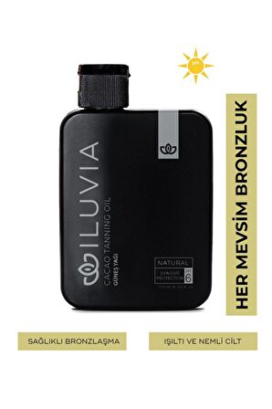 iluvia Body Oil Bronzlaştırıcı Güneş Yağı 100 Ml. Cacao Oil , Coconut Oil