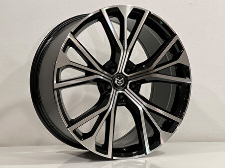 TORK-7916 10*21 5*112 ET28 66.45 BLACK MACHINED XL