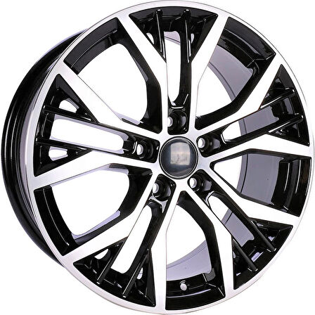 BK-713 7.5*17 5*100 ET35 57.1 BLACK MACHINED XL