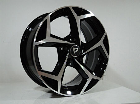 BK-5340 6*14 5*100 ET35 57.1 BLACK MACHINED XL
