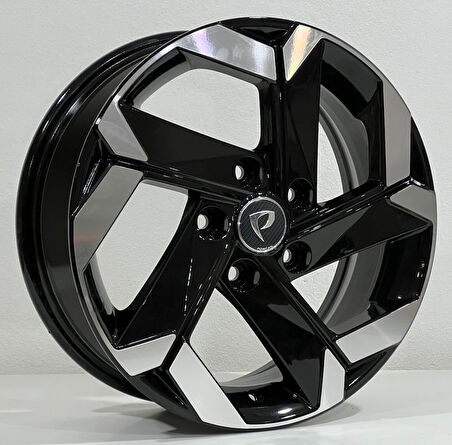 BKY-0137 6*16 5*114.3 ET43 67.1 BLACK MACHINED XL