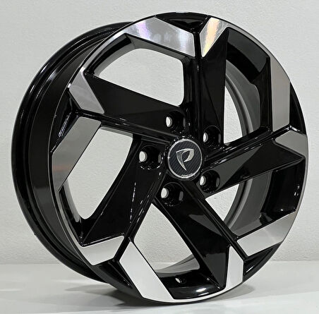 BKY-0137 6*16 5*114.3 ET43 67.1 BLACK MACHINED XL