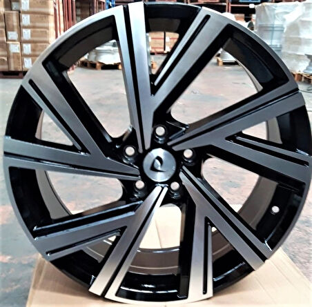 BK-5805 7.5*17 5*112 ET45 57.1 BLACK MACHINED XL