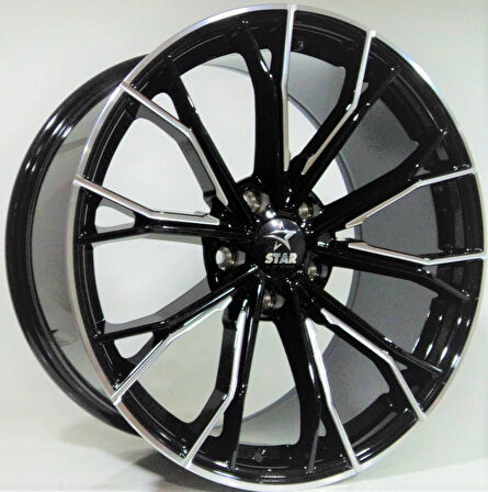 TPL-1231 8.5*19 5*112 ET30 66.6 BLACK MILLING XL