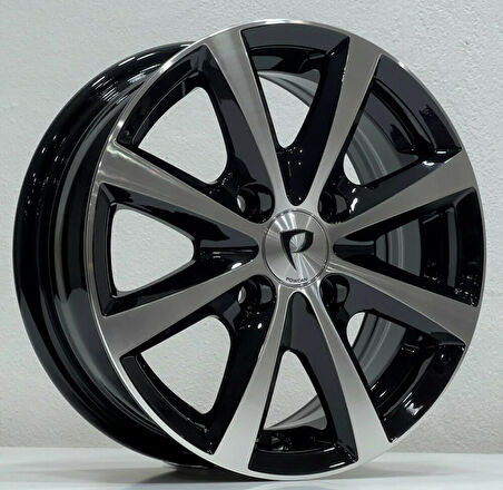 BK-5828 5*13 4*100 ET30 73.1 BLACK MACHINED