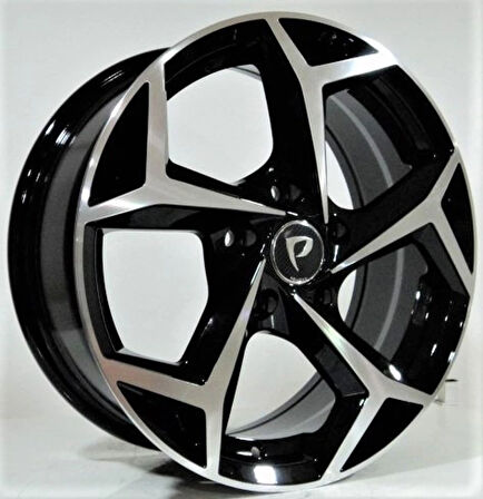 BK-5340 6.5*16 5*100 ET35 57.1 BLACK MACHINED XL