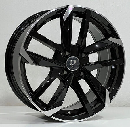 BK-5788 7*16 4*108 ET28 65.1 BLACK MACHINED XL