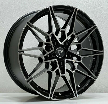 BKY-1027 9*19 5*112 ET37 66.56 BLACK MACHINED XL