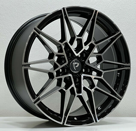 BKY-1027 8*19 5*112 ET25 66.56 BLACK MACHINED XL