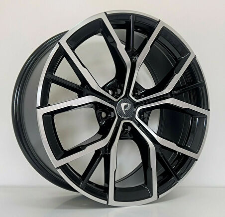 BKY-1171 9*19 5*112 ET40 66.6 BLACK MACHINED XL