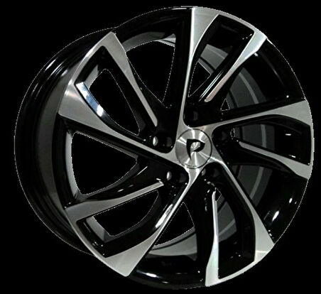 BKY-1190 6.5*16 5*98 ET39 58.1 BLACK MACHINED XL