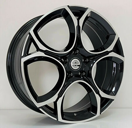 EXP-HVW0034 8*19 5*112 ET45 57.1 BLACK MACHINED XL
