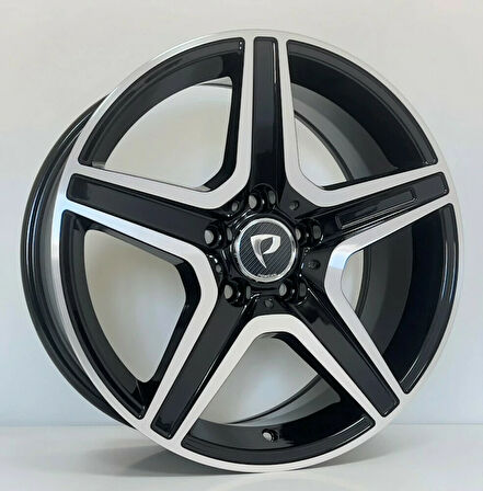 BK-105 8*17 5*112 ET35 66.56 BLACK MACHINED XL