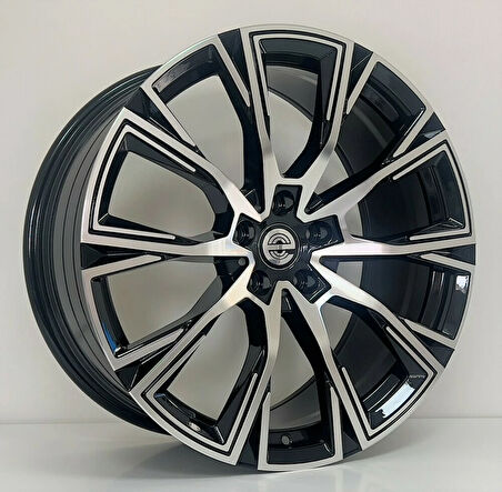EXP-HB0002 9*19 5*112 ET40 66.6 BLACK MACHINED XL