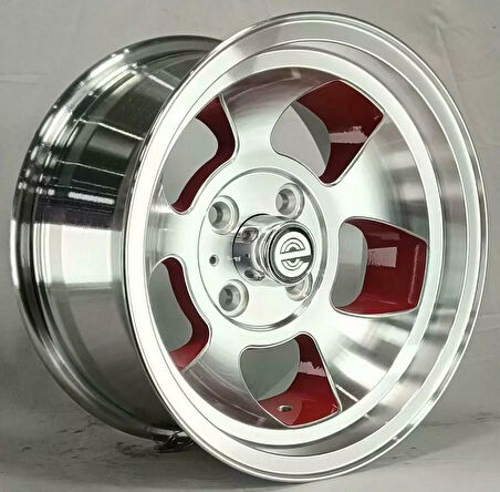 EXP-E2301 6.5*13 4*98 ET-10 60.1 RED MACHINED+MILLING