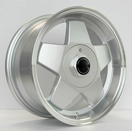 BKY-1235 7*16 4*100 ET35 73.1 SILVER+LIP MACHINED