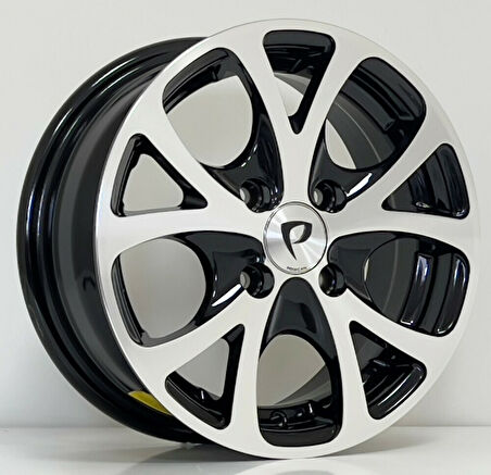 BK-141 5.5*13 4*100 ET35 73.1 BLACK MACHINED