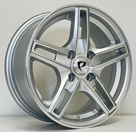 BK-5079 6*14 4*100 ET30 73.1 SILVER MACHINED