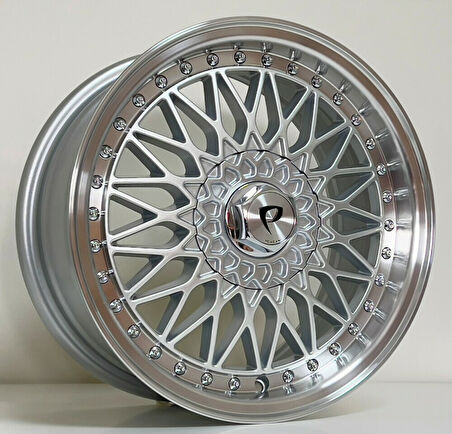 BK-5616 6.5*14 4*100 ET25 73.1 SILVER+LIP MACHINED