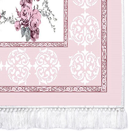 Dekoreko İpek Halı Dijital Saçaklı 1912 Desen 2