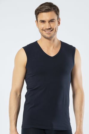 Sıfır Kol Erkek Atlet, Spor V Yaka %95 Pamuk %5 Likra