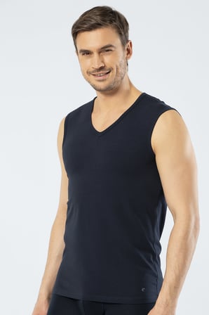 Sıfır Kol Erkek Atlet, Spor V Yaka %95 Pamuk %5 Likra