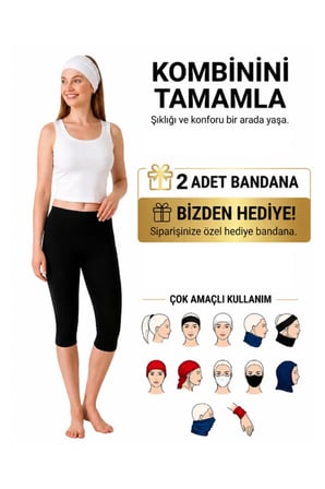 Kadın Bej Modal Şort Tayt Rahat Esnek Spor Şort Tayt - 1004