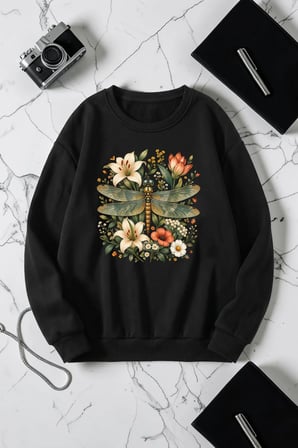 Unisex Yusufcuk Baskılı Bisiklet Yaka Sweatshirt