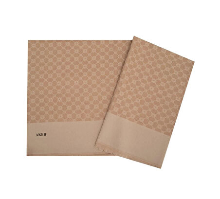 Aker Elegance Monogram Vizon Şal 1090100-983