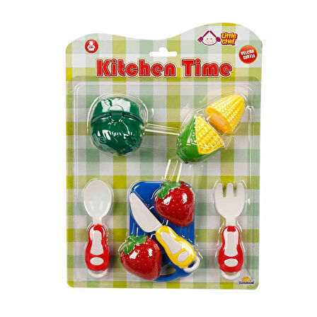 Little Chef Kesme Tahtalı Sebze ve Meyve Seti 37119 Mısır