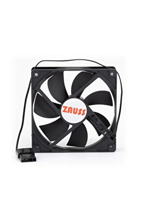 Zauss 0.6a 3000rpm 12cm Yüksek Performans Mining Fanı 120mm Kasa Soğutucu