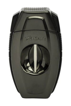 Xikar Flip Dual Gunmetal V & Düz Puro Makası Kesici