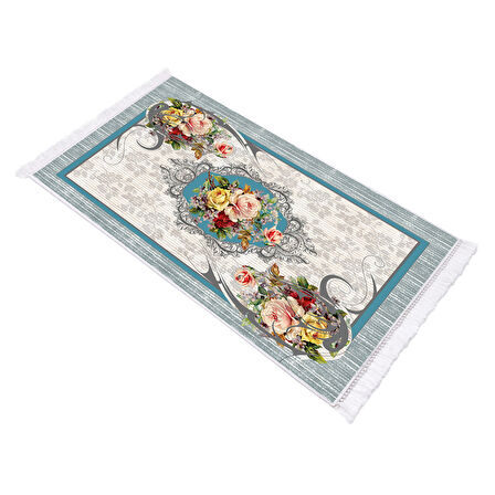 Dekoreko İnci Halı Dijital Saçaklı 9169 Desen 2