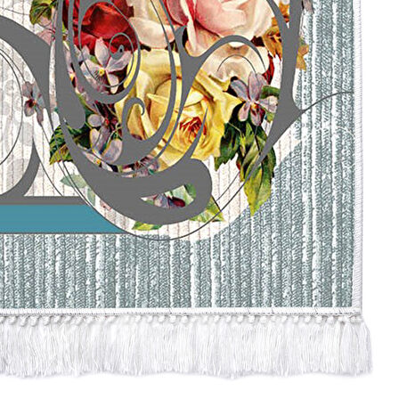 Dekoreko İnci Halı Dijital Saçaklı 9169 Desen 2