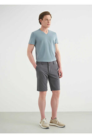 Sketch Gri Renk Formal Şort