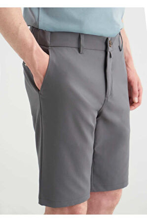 Sketch Gri Renk Formal Şort