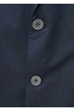 Mora Lacivert Renk Cep Detaylı Blazer Ceket